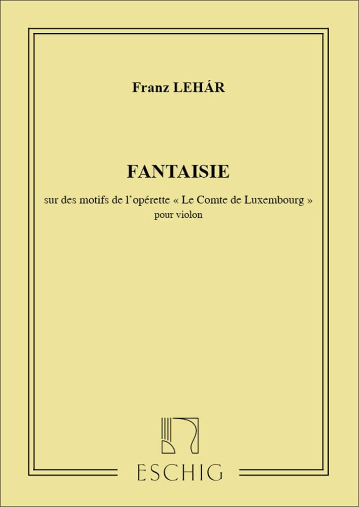 Comte De Luxembourg Fantaisie Vl Seul